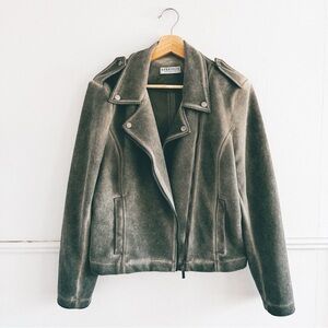 BAGATELLE > Asymmetrical Zip Motorcycle Jacket